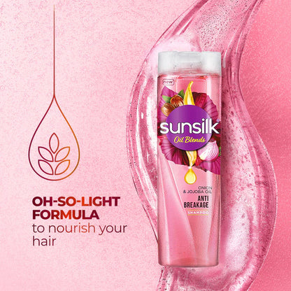 Sunsilk Oil Blends Anti Breakage Shampoo With Onion & Jojoba Oil 380ml