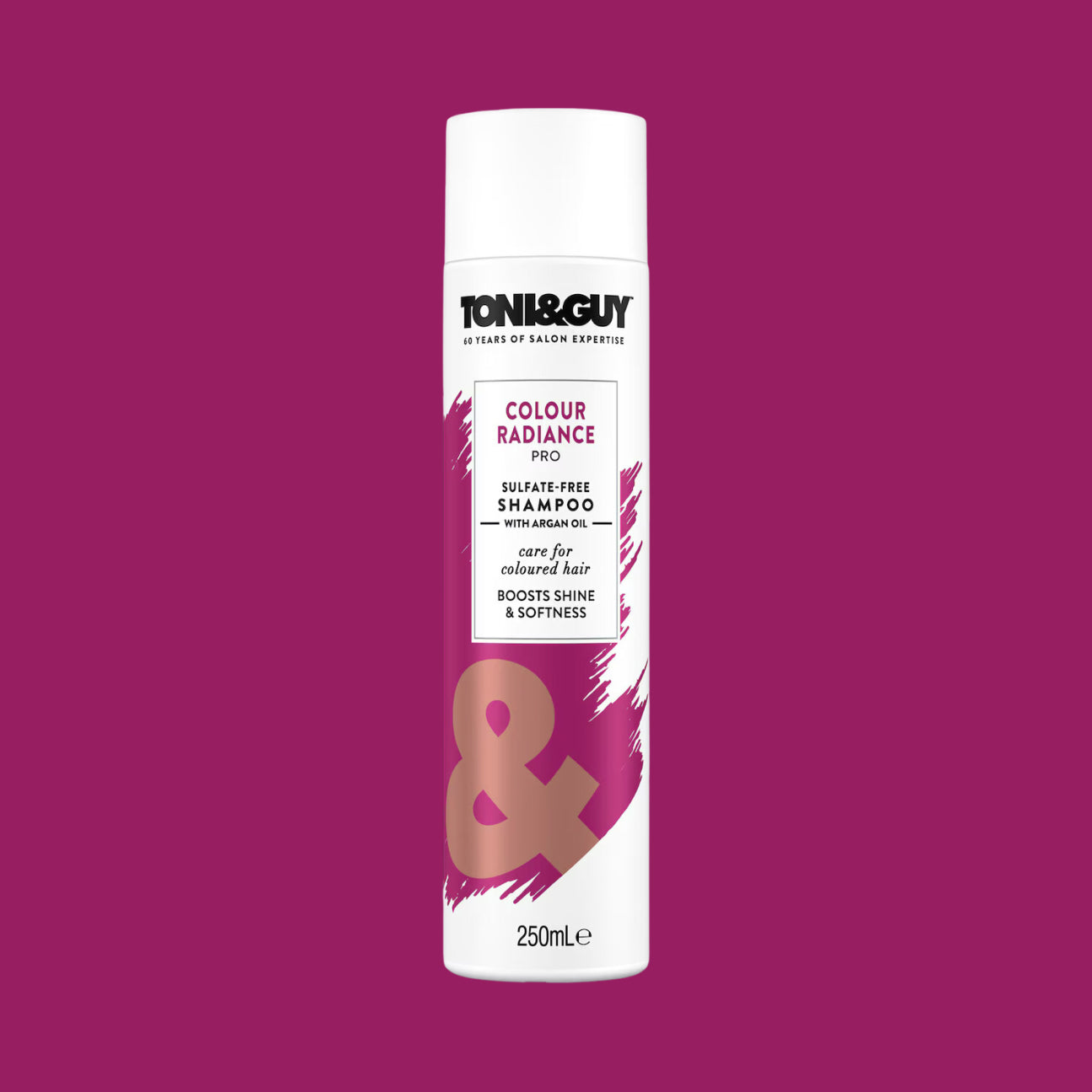 Toni & Guy Colour Radiance Pro Sulfate-Free Shampoo 250ml Color Protection & Shine Boost