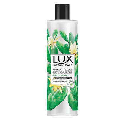 Lux Botanicals Moonlight Cactus & Hyaluronic Acid Daily Shower Gel 500ml Deep Hydration & Fresh Skin