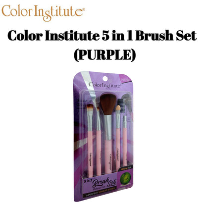 Color Institute 5 in 1 Brush Set (Purple)