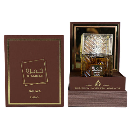 Lattafa Khamrah Qahwa Eau de Parfum 100ml - Original Arabic Unisex Perfume for Men & Women
