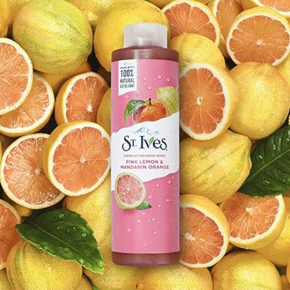 St.Ives Pink Lemon & Mandarin Orange Exfoliating Body Wash 650ml
