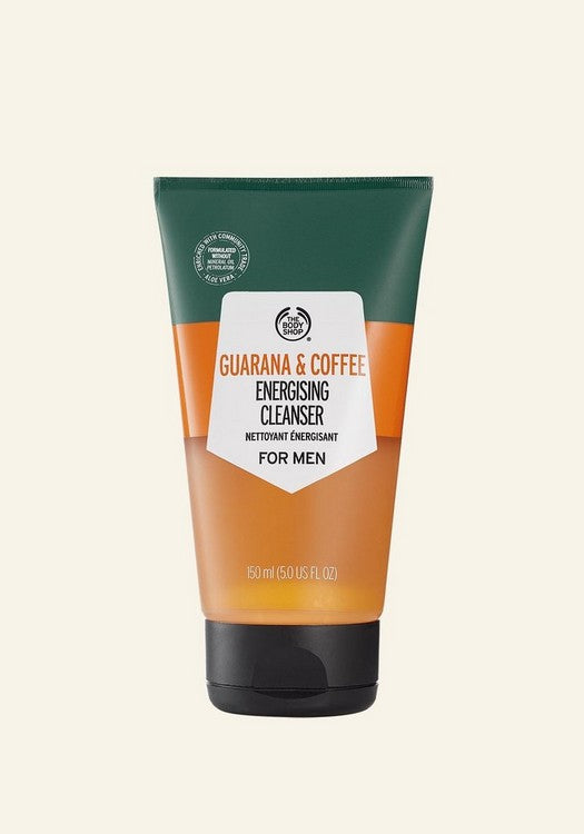 The body shop Guarana and Coffee Energizing Cleanser For Men 150ml