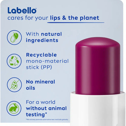 Labello 24H+ Moisture Blackberry Shine Lip Balm 4.8g