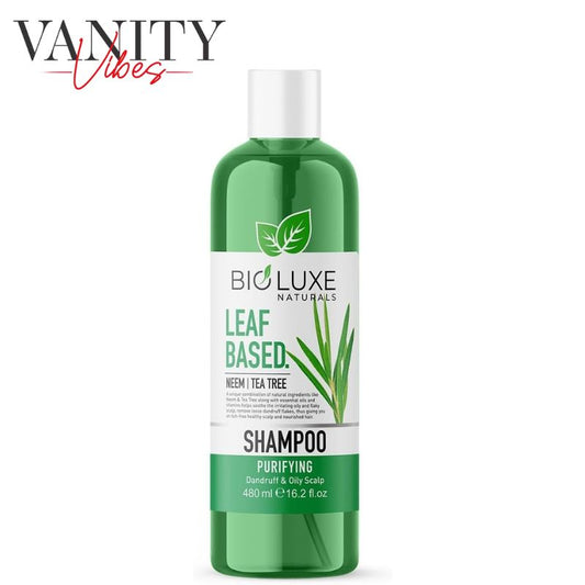 Bioluxe Naturals Leaf Based Neem & Tea Tree Purifying Shampoo 480ml