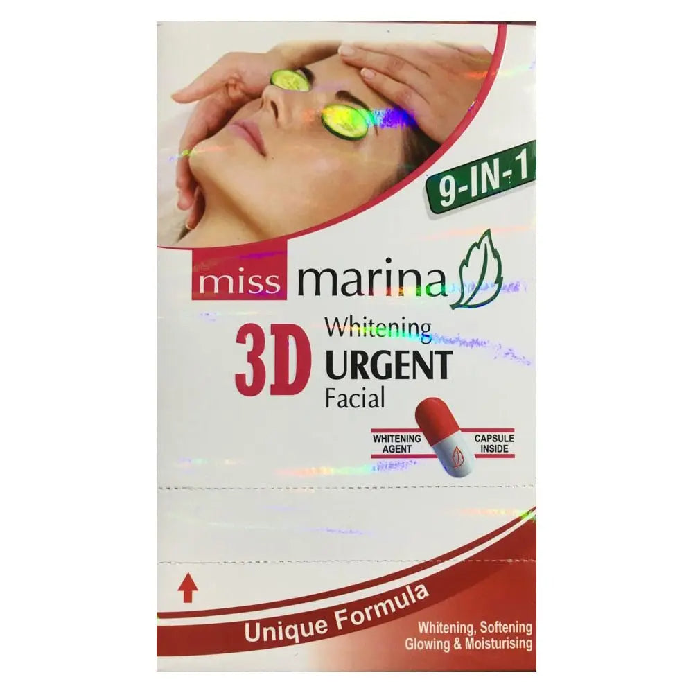 Miss Marina 3D Urgent Facial Pack of 12