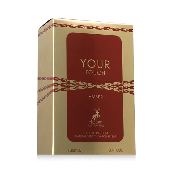 Your Touch Amber Eau de Parfum 100ml by Maison Alhambra Long-Lasting Warm & Elegant Fragrance
