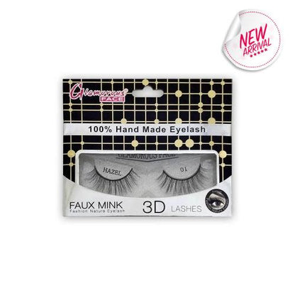 Glamorous Face Faux Mink 3D Eyelashes (Hazel 01)