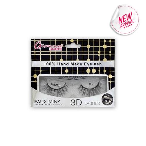 Glamorous Face Faux Mink 3D Eyelashes (Hazel 01)