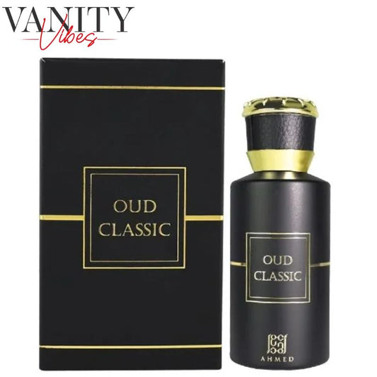 Oud Classic EDP 50ml by Ahmed Al Maghribi Long-Lasting Rich Oud Fragrance for Men & Women