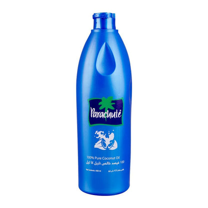 Parachute 100% Pure Coconut Oil 450ml – Natural Hair Oil for Deep Nourishment, Strong Healthy Hair Growth, Scalp Care & Smoot