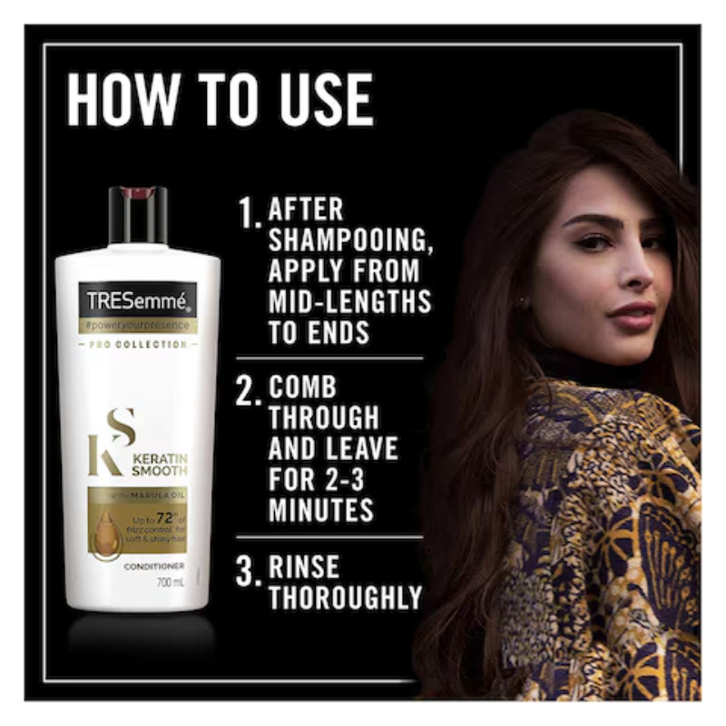TRESemme Keratin Smooth Conditioner With Marula Oil 700ml