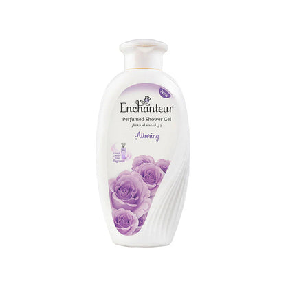 Enchanteur Alluring Perfumed Shower Gel 250ml – Deep Cleansing Moisturizing Body Wash with Long Lasting Floral Fragrance for 