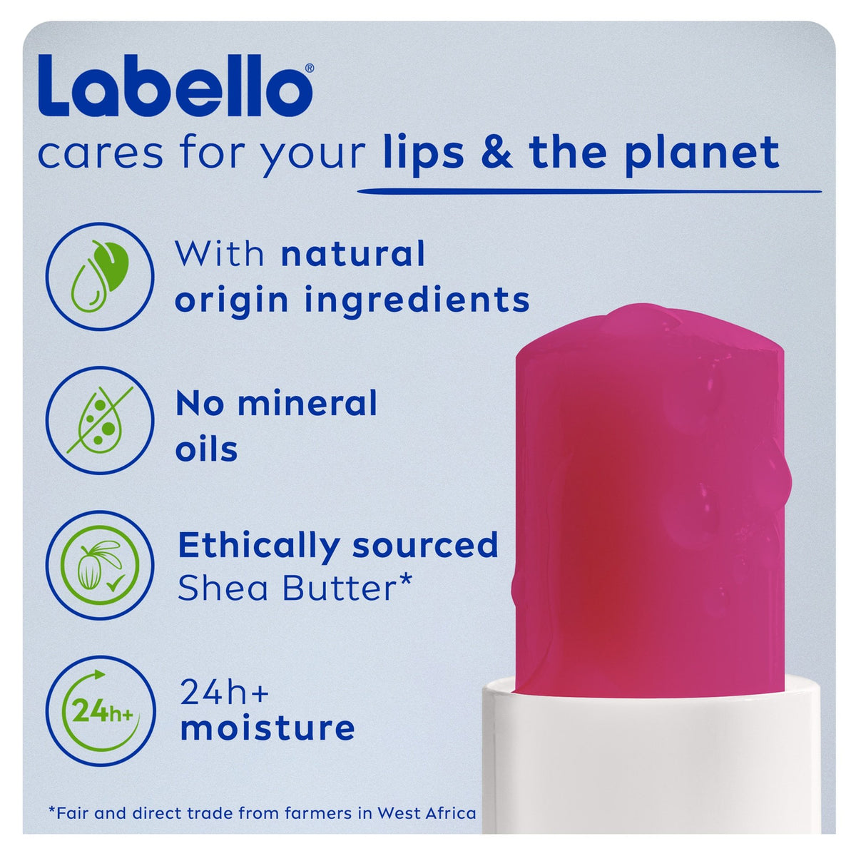 Labello 24H+ Moisture Cherry Shine Lip Balm 4.8g
