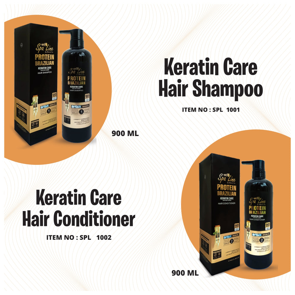 Spa Line Brazilian Keratin Care Hair Conditioner 900ml