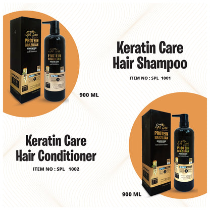 Spa Line Brazilian Keratin Care Hair Shampoo 900ml
