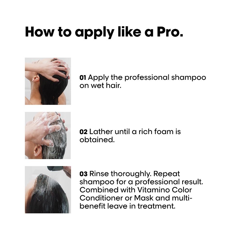 Loreal Professionnel Serie Expert Vitamino Shampoo 300ml - For Color Treated Hair
