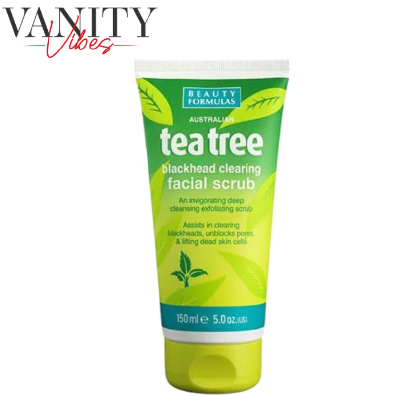 Beauty Formulas Tea Tree Facial Scrub 150ml