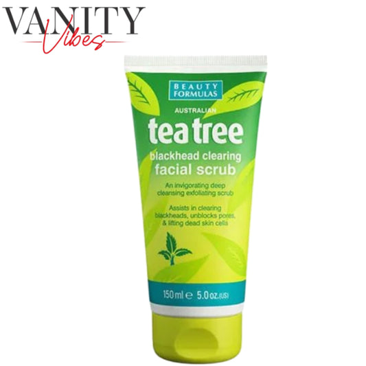 Beauty Formulas Tea Tree Facial Scrub 150ml