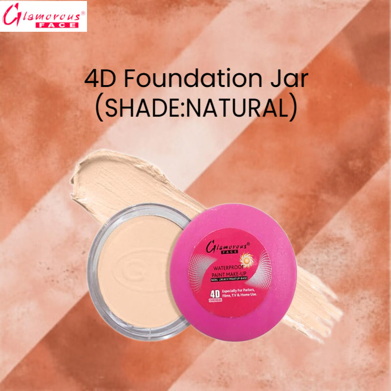 Glamorous Face 4D Foundation Jar (Shade:Natural)