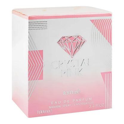 La Muse Crystal Pink Eau de Parfum 100ml - Long Lasting Original Floral & Fruity Feminine Fragrance for Women