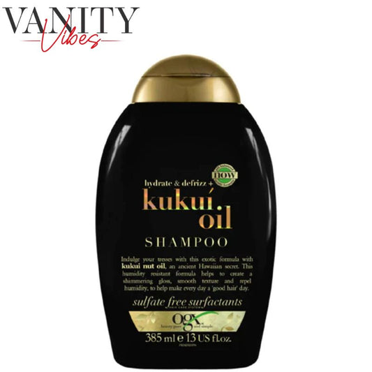 OGX Hydrate & Defrizz + Kukui Oil Shampoo 385ml