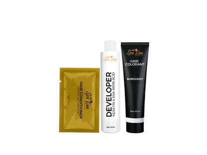 Spa Line Hair Color Cream Perfect Gray Coverage (Dark Brown)