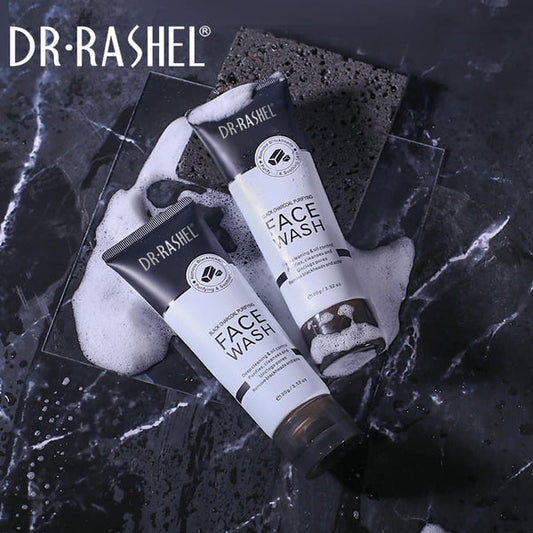 Dr. Rashel Black Charcoal Purifying Face Wash 100 g Deep Cleansing & Oil Control