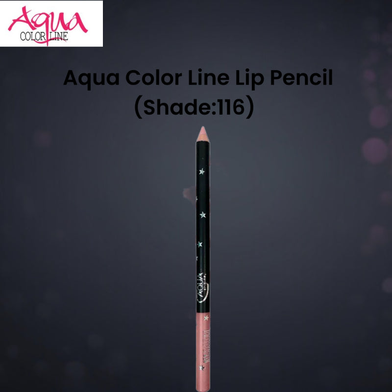 Aqua Color Line Lip Pencil (Shade:116)