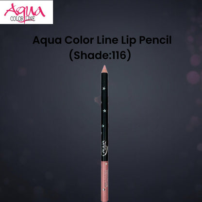 Aqua Color Line Lip Pencil (Shade:116)