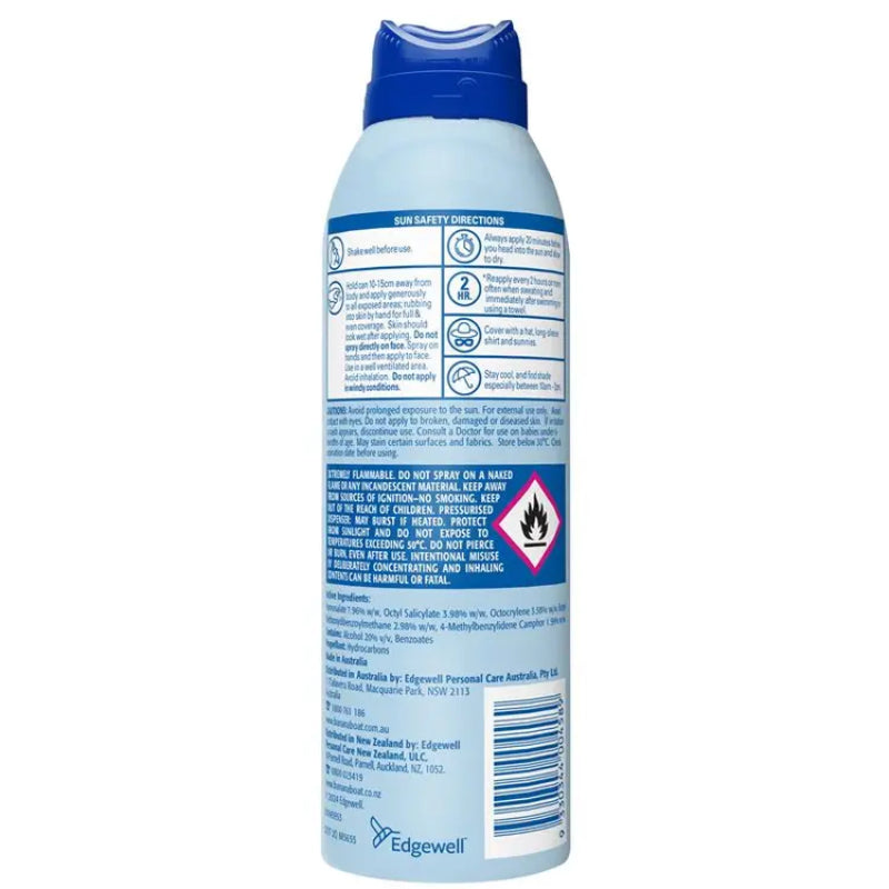 Banana Boat SPF 50+ Dry Balance Sunscreen Spray 175g