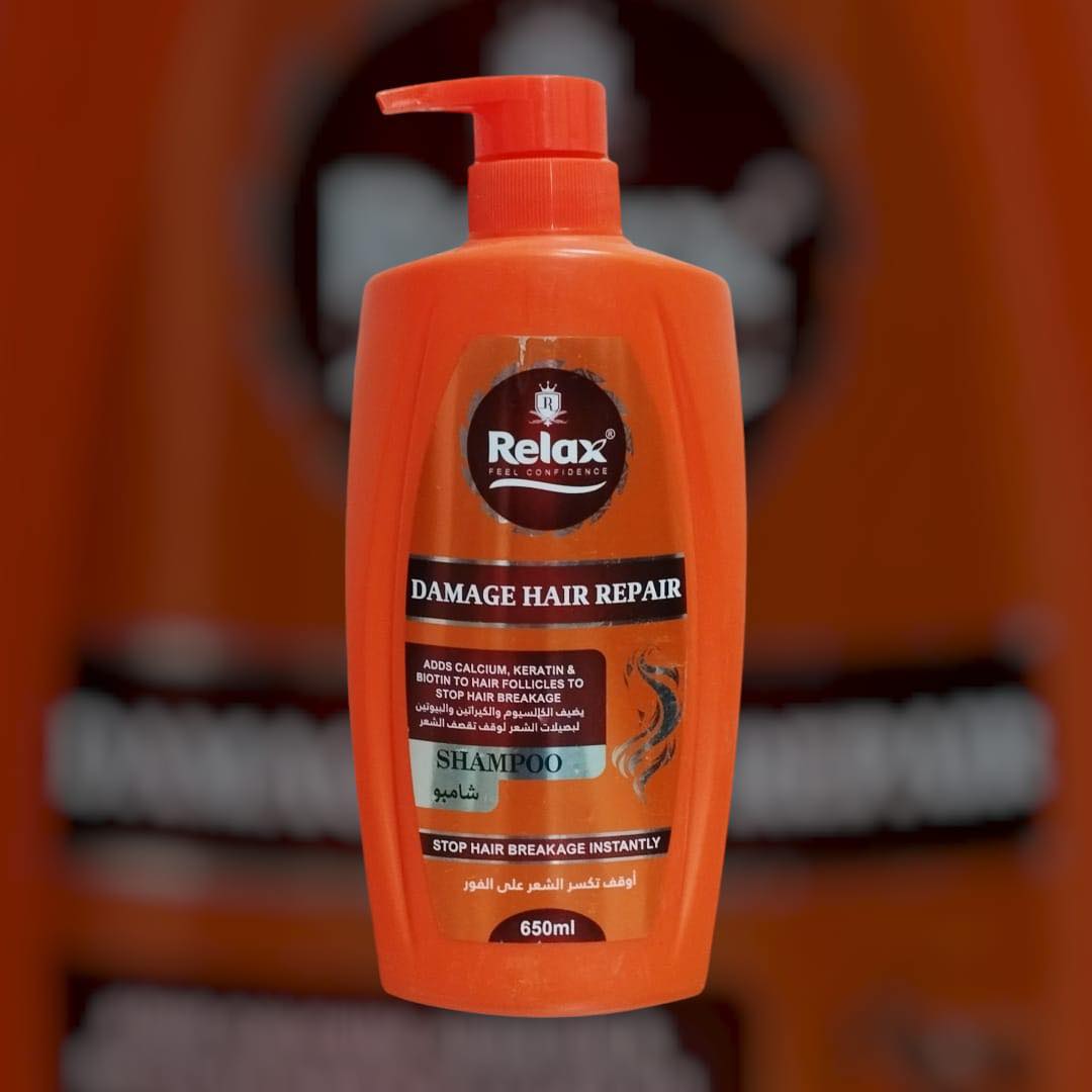 Relax Feel Confident Damage Hair Repair Shampoo 650ml