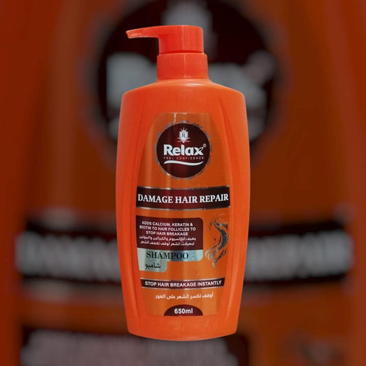 Relax Feel Confident Damage Hair Repair Shampoo 650ml