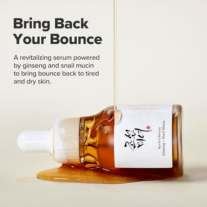 Beauty of Joseon Revive Serum with Ginseng & Snail Mucin 30 ml Firming Care & Skin Renewal (K Beauty)