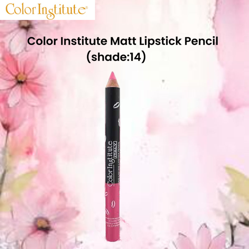 Color Institute Matt Lipstick Pencil (Shade:14)