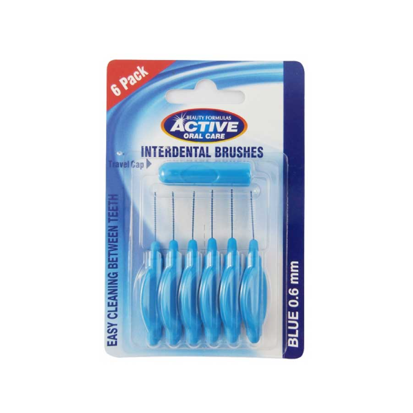 B-FORMULA 0.6MM 6PK INTERDENTAL BRUSHES