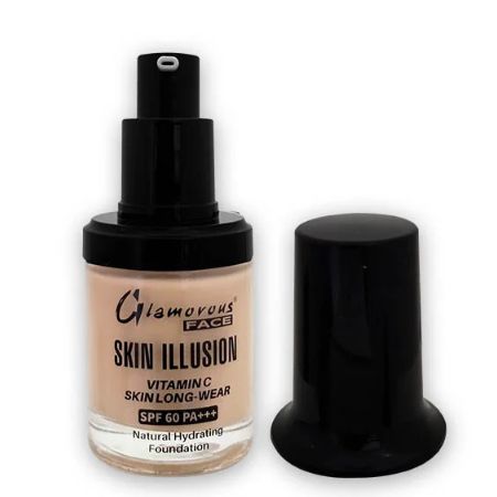 Glamorous Face Skin Illusion Vitamin C Liquid Foundation 25ml (SHADE:110)