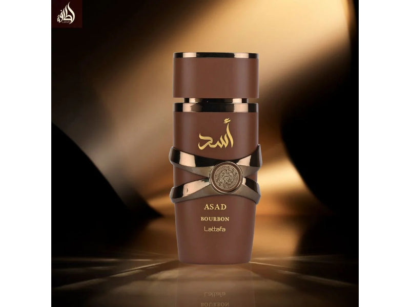 Lattafa Asad Bourbon Eau De Parfum 100ml for Unisex | Original Long Lasting Perfume