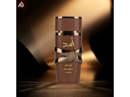 Lattafa Asad Bourbon Eau De Parfum 100ml for Unisex | Original Long Lasting Perfume