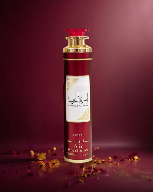 Lattafa Ameerat Al Arab Air Freshener 300ml - Long Lasting Luxury Elegant Floral Oriental Room Spray for Home & Office