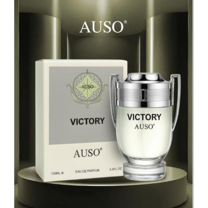 Auso Victory Eau De Parfum 100ml – Long Lasting Fresh Woody Aromatic Fragrance Perfume for Men Elegant Daily Wear Scent