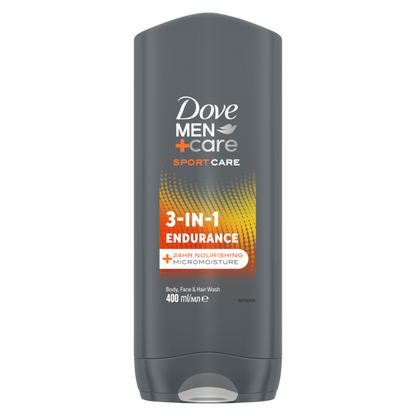 Dove Men+Care Sport Care 3-in-1 Endurance Body Face & Hair Wash 400ml