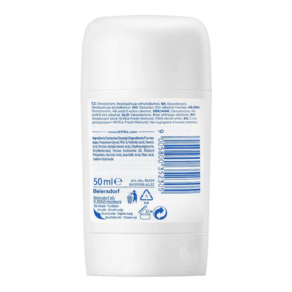 Nivea Fresh Natural Infini Fresh 48H Deodorant Stick 50ml