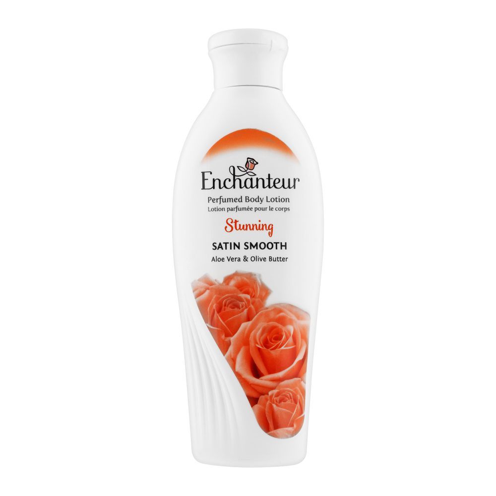 Enchanteur Stunning Smooth Perfumed Body Lotion 250ml - Deep Moisturizing Floral Fragrance Lotion for Soft, Smooth & Radiant 