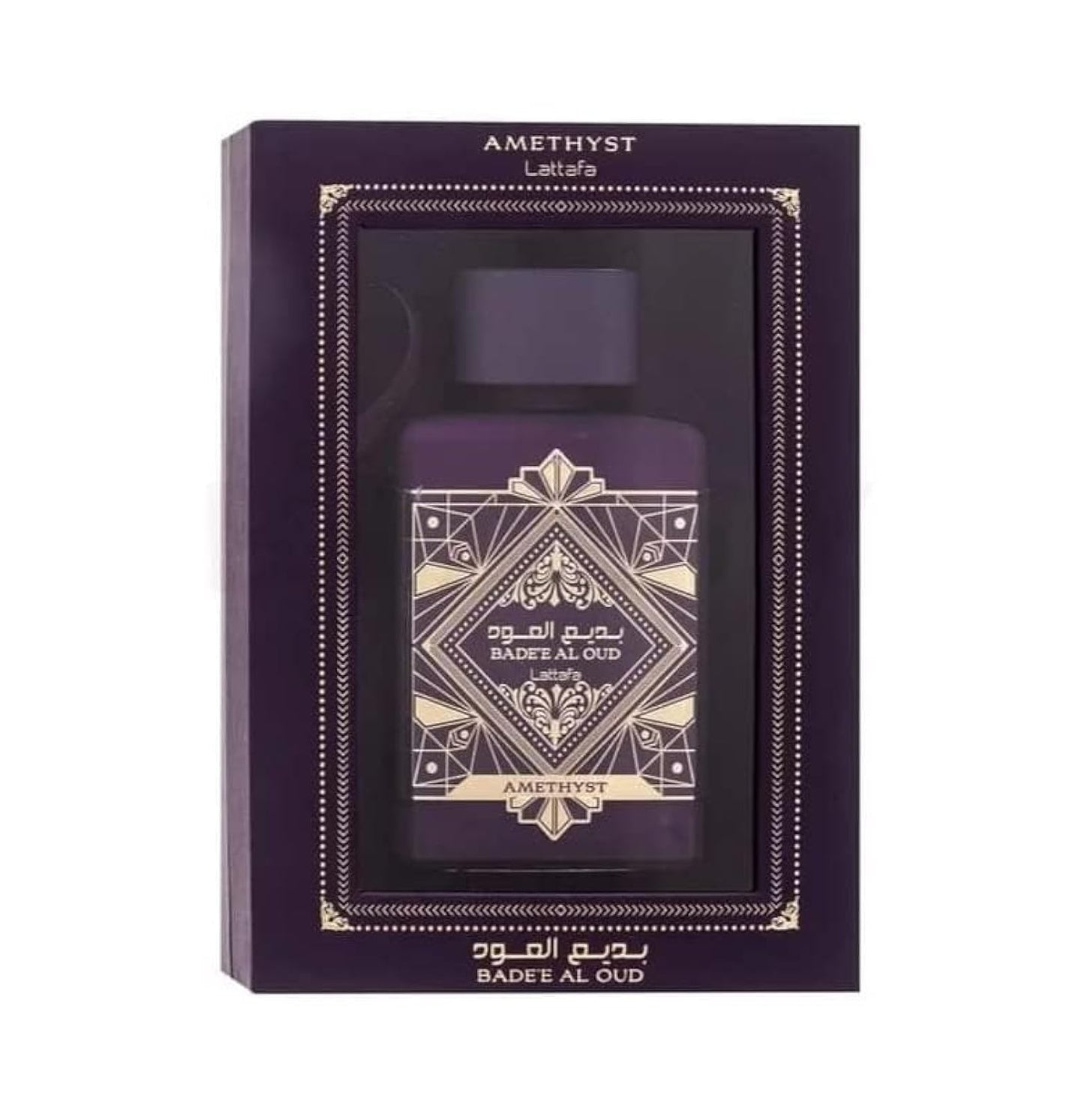 Lattafa Badee Al Oud Amethyst Purple Eau de Parfum 100ml - Long Lasting Luxury Unisex Fragrance for Men & Women
