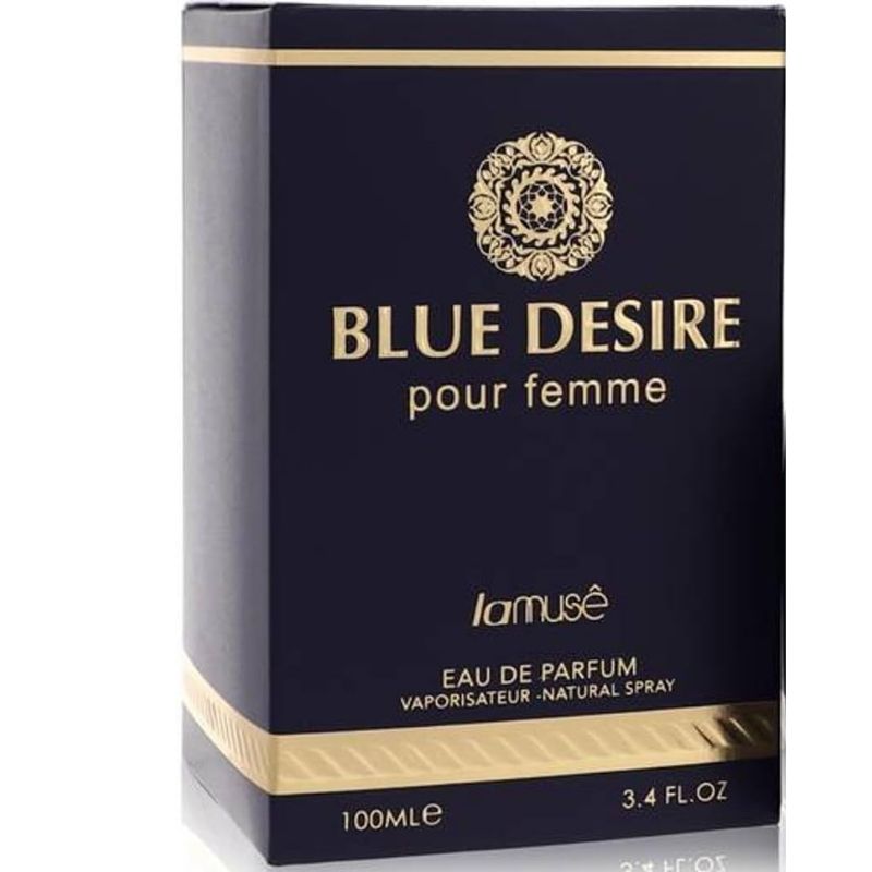La Muse Blue Desire Pour Femme Eau de Parfum 100ml (Fresh & Captivating Feminine Fragrance)