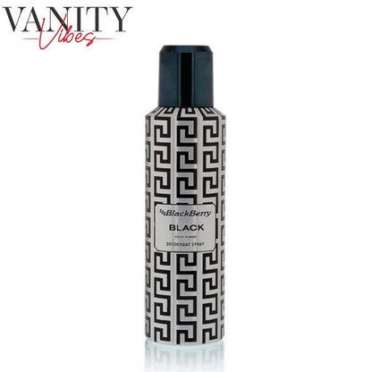 Black Berry Black Pour Homme Deodorant Spray 200ml Long-Lasting Masculine Fragrance