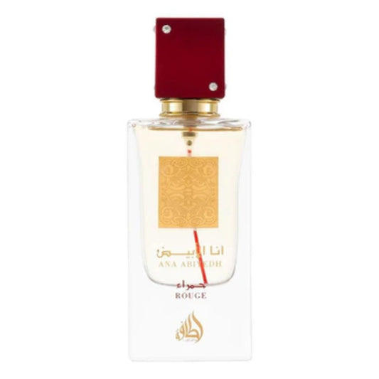 Lattafa Ana Abiyedh Rouge Eau de Parfum 60ml - Long Lasting Elegant Unisex Fragrance for Men & Women