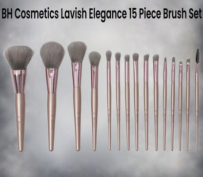 BH Cosmetics Lavish Elegance 15 Piece Brush Set