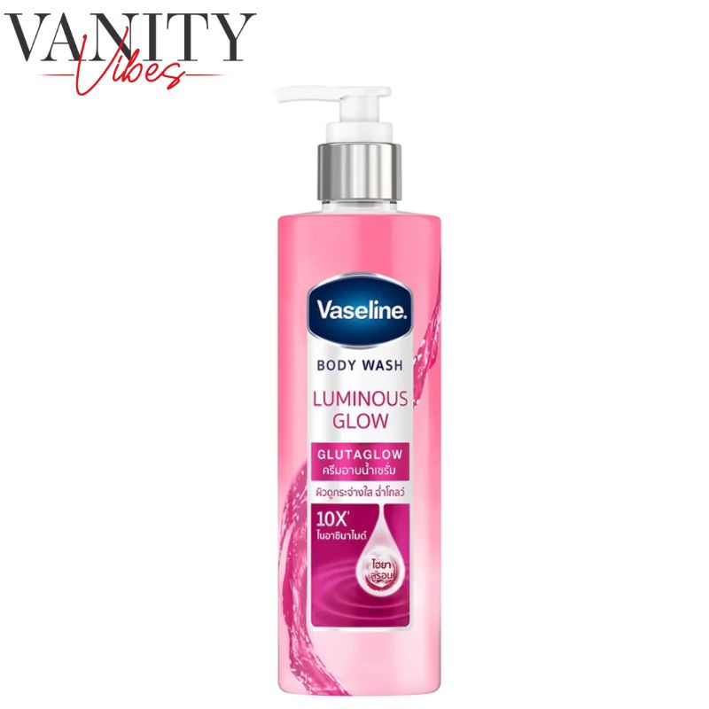 Vaseline Luminous Glow Glutaglow Body Wash 425ml Hydrating & Radiance-Boosting Skin Care